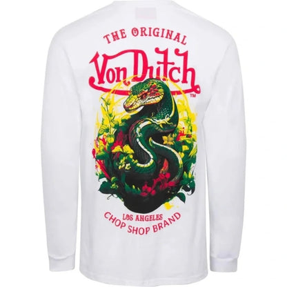 Von Dutch VD Snake L/S T-shirt White/Red