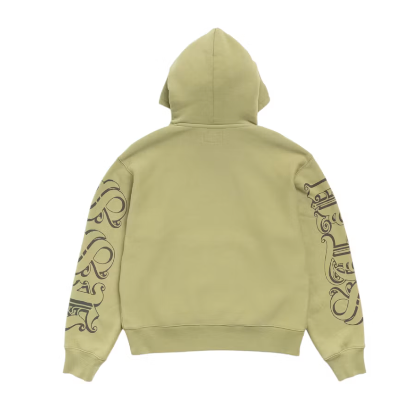 Stussy Motif Print Hoodie Moss