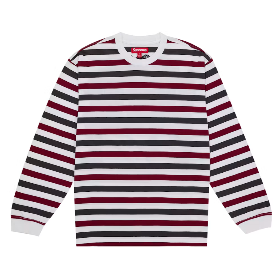 Supreme Intarsia L/S Top Stripe