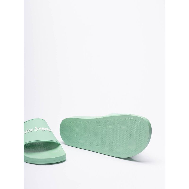 Palm Angels Logo Slide Mint