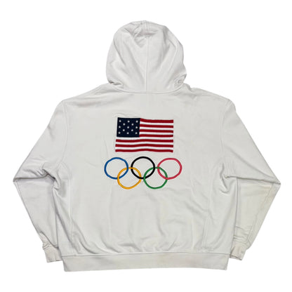 Kith for Team USA Flag Williams III Hoodie White