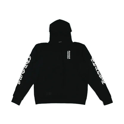 Chrome Hearts Vertical Logo Hoodie Black