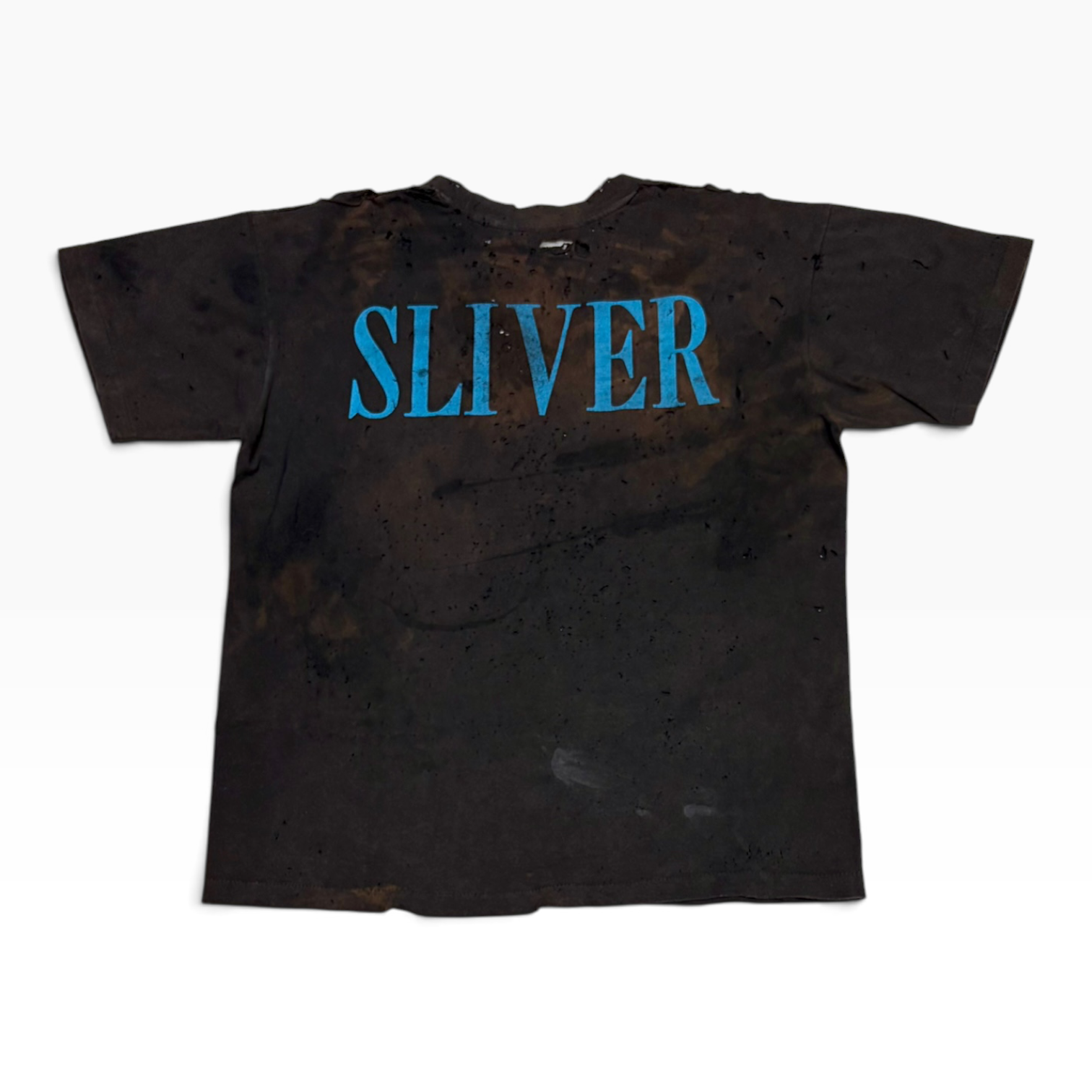 90's Nirvana Sliver Thrashed Tee Black