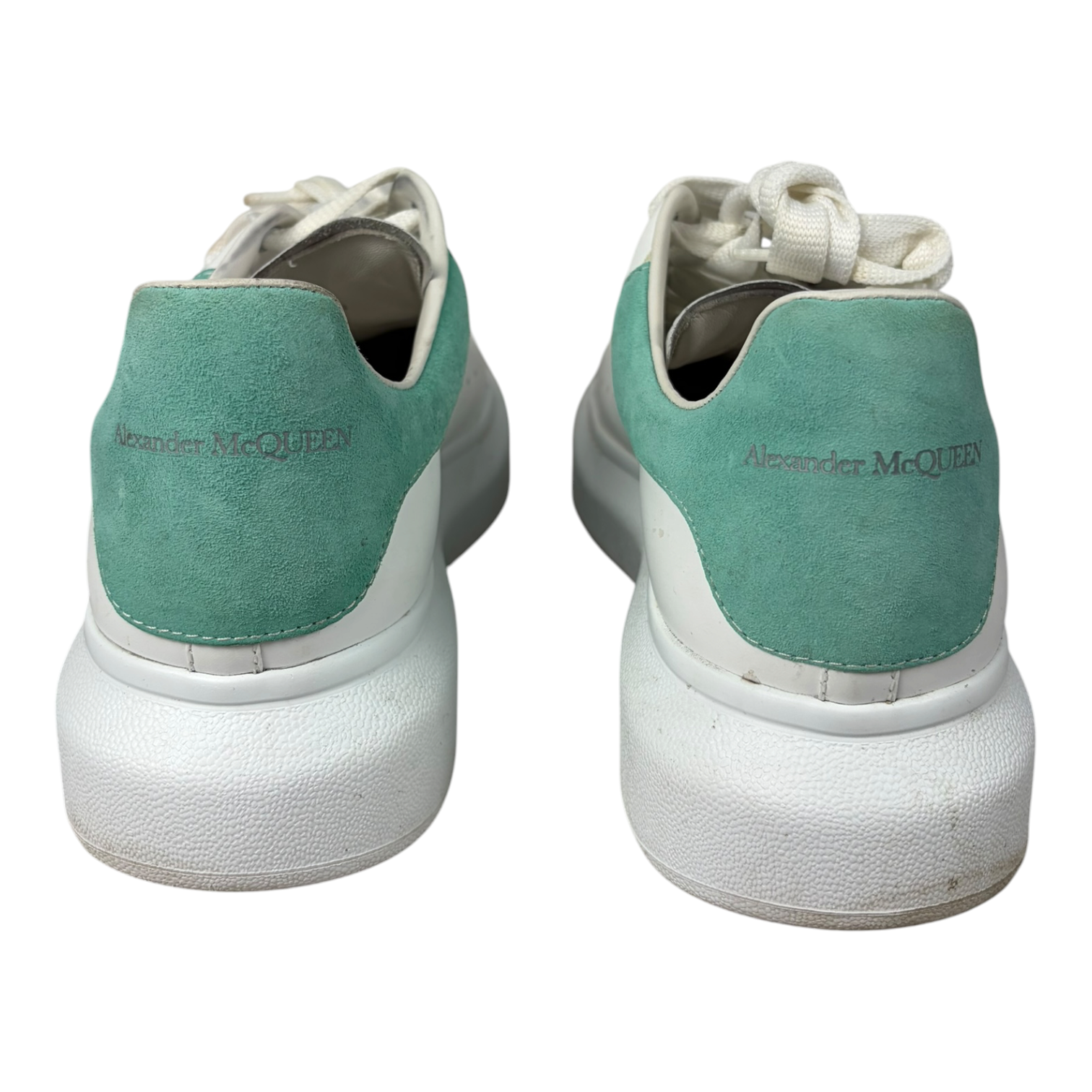 Alexander McQueen Oversized White Teal