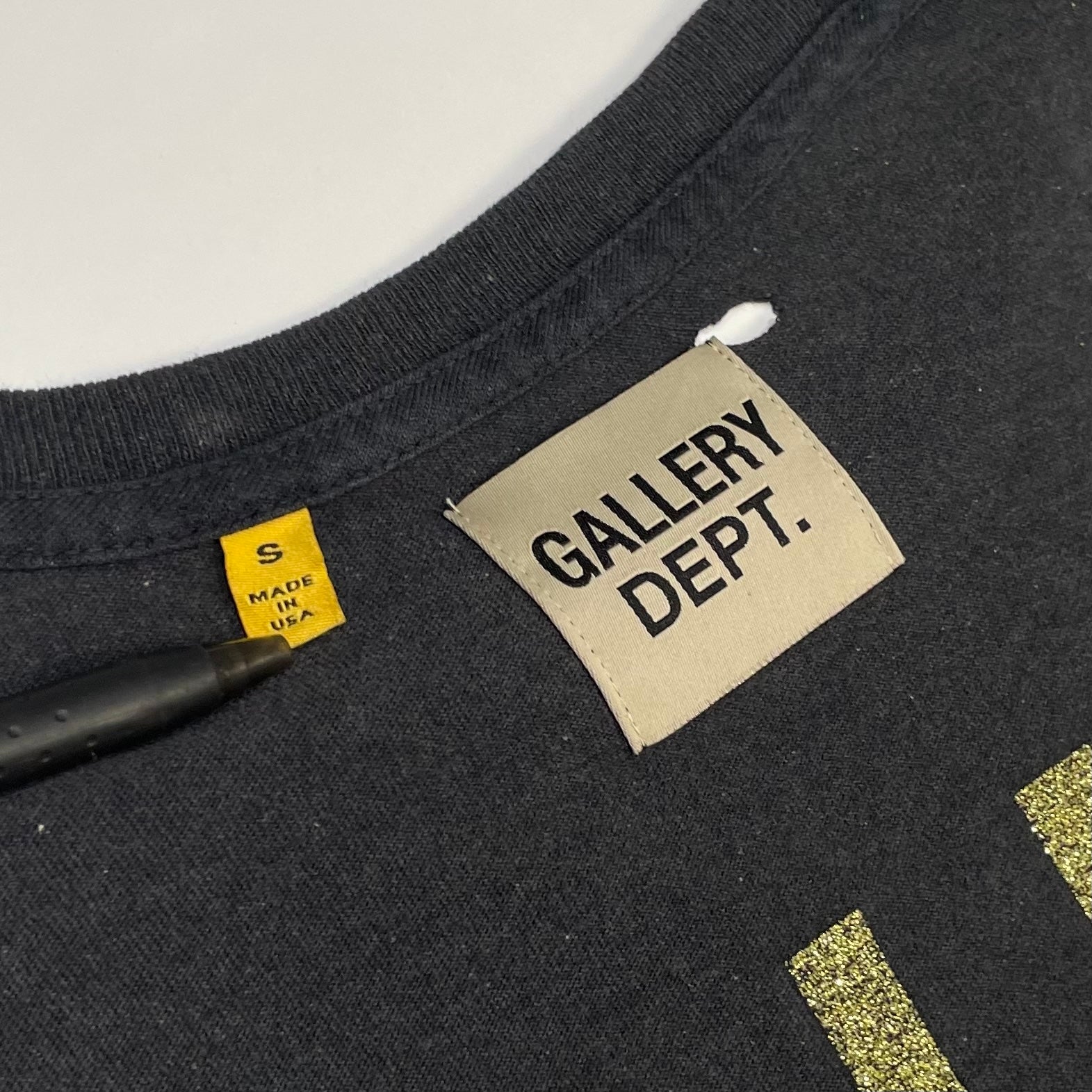 Gallery Dept. Art That Kills Logo Reversible T-Shirt Vintage Black