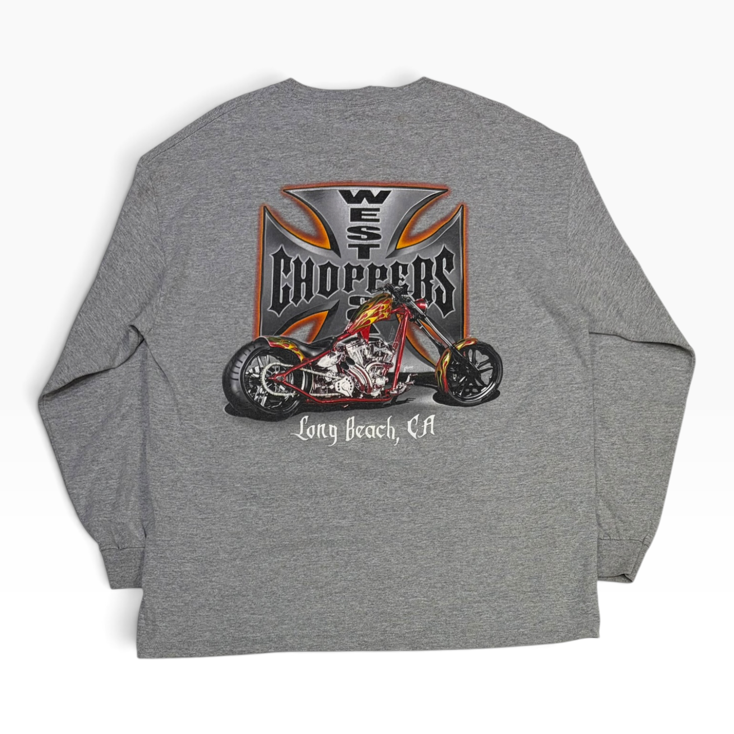 90's West Coast Choppers LS Tee Grey