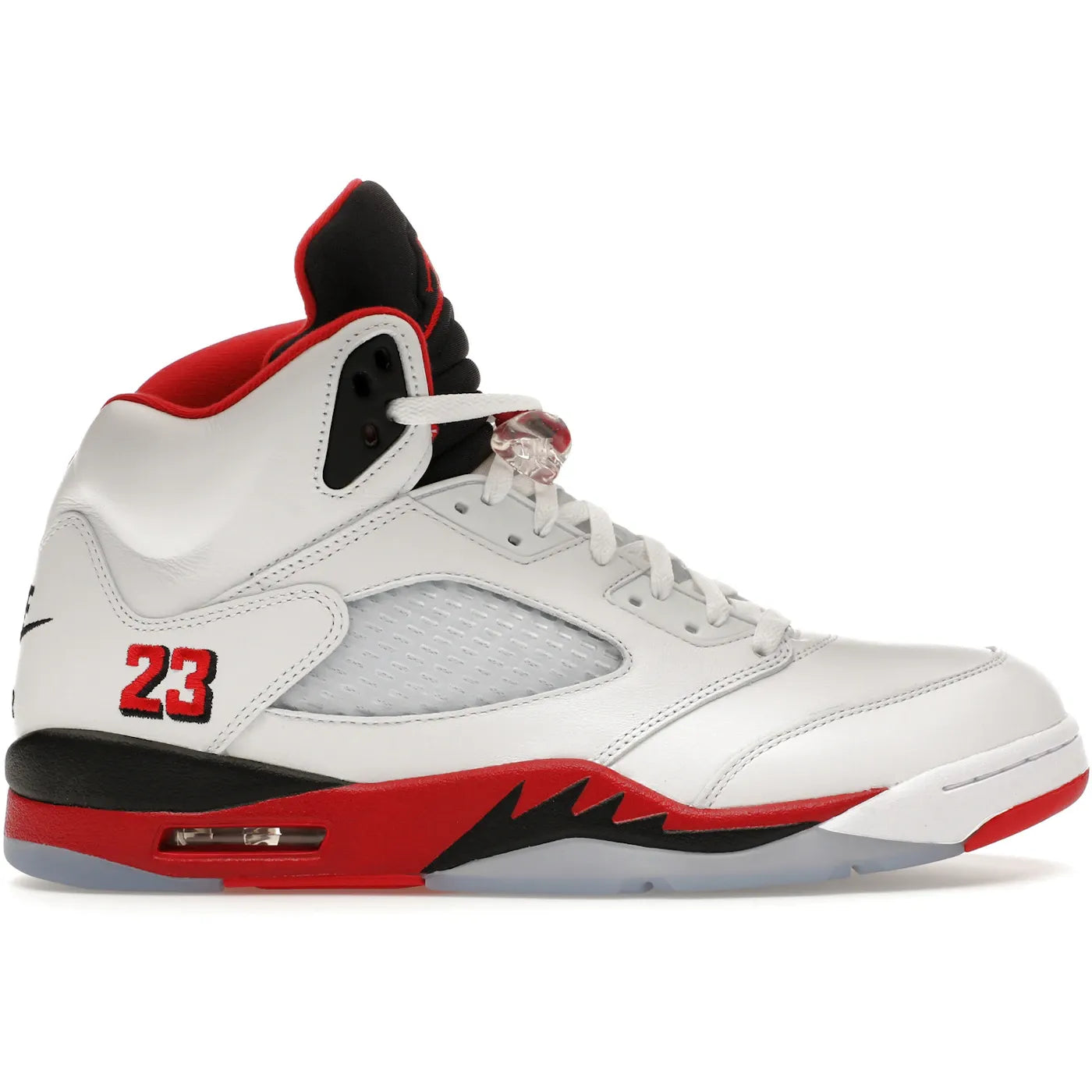Jordan 5 Retro Fire Red Black Tongue (2025)