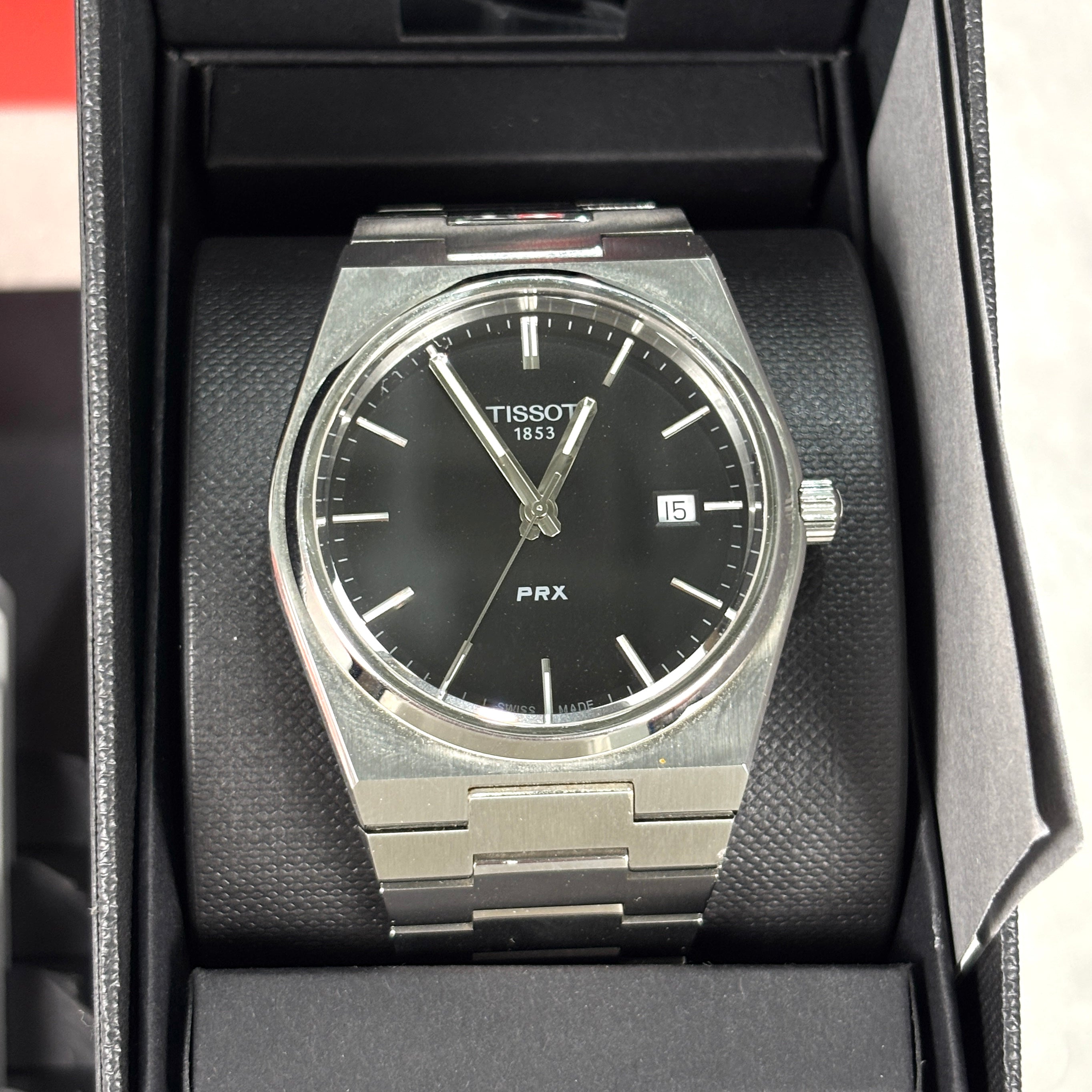 Tissot  PRX 40 Quartz Black Dial Men's Watch