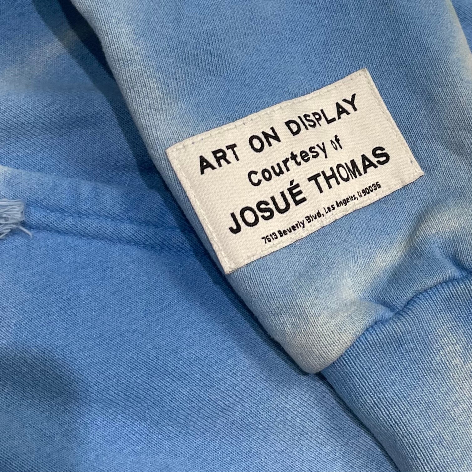 Gallery Dept. Sun Faded Zip Up Hoodie Blue