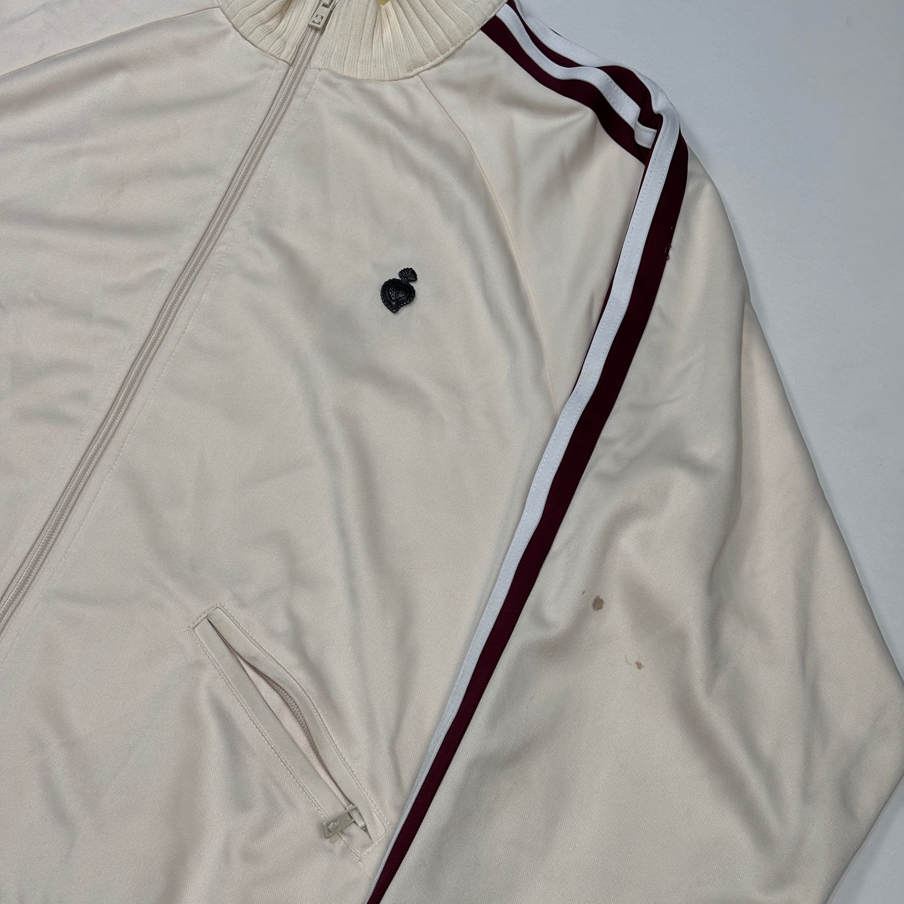 Whensmokeclears Heart Wear Track Jacket Cream