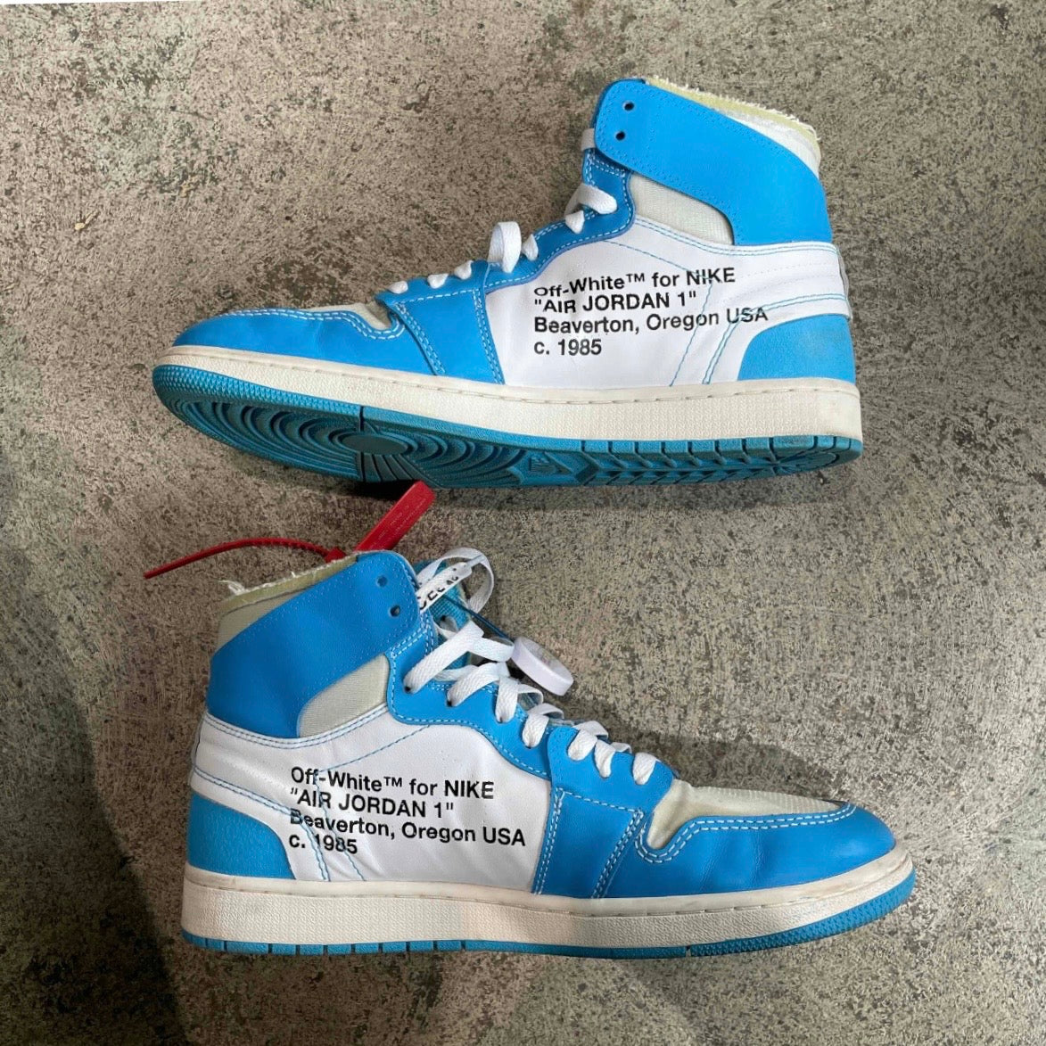 Jordan 1 Retro High Off-White University Blue