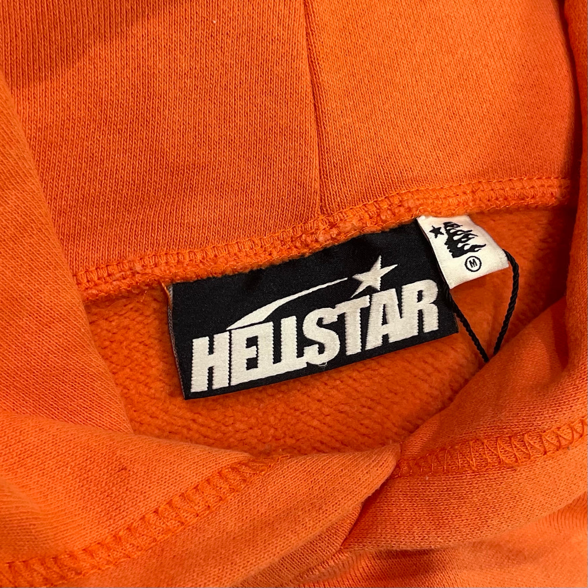 Hellstar Fire Orange Hoodie Orange Dye