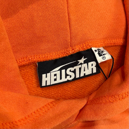 Hellstar Fire Orange Hoodie Orange Dye