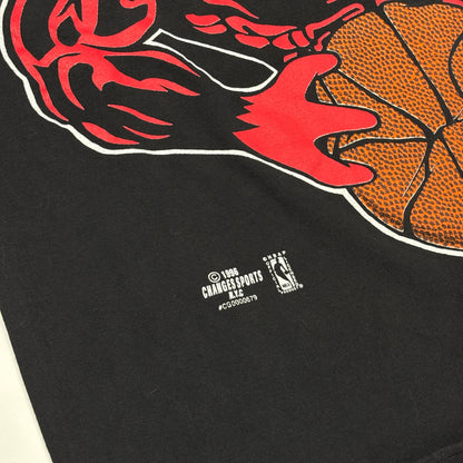 96' Chicago Bulls Record Breakin' Title Takin' Tee Black