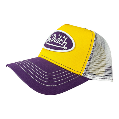 Von Dutch Classic Trucker Hat Purple/Gold
