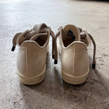 Rick Owens DRKSHDW Jumbolace Low Denim Sneakers Milk