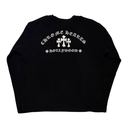 Chrome Hearts LS Cemetery Thermal Henley Black