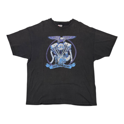Live to Ride American Tradition Chopper Tee Black