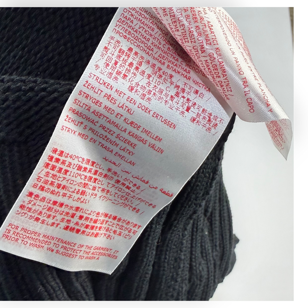 Marni Twisted Crewneck Sweater Black