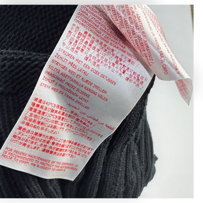 Marni Twisted Crewneck Sweater Black