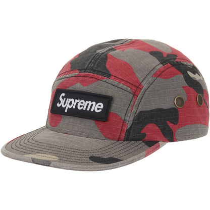 Supreme Military Camp Cap (SS26) Red Camo