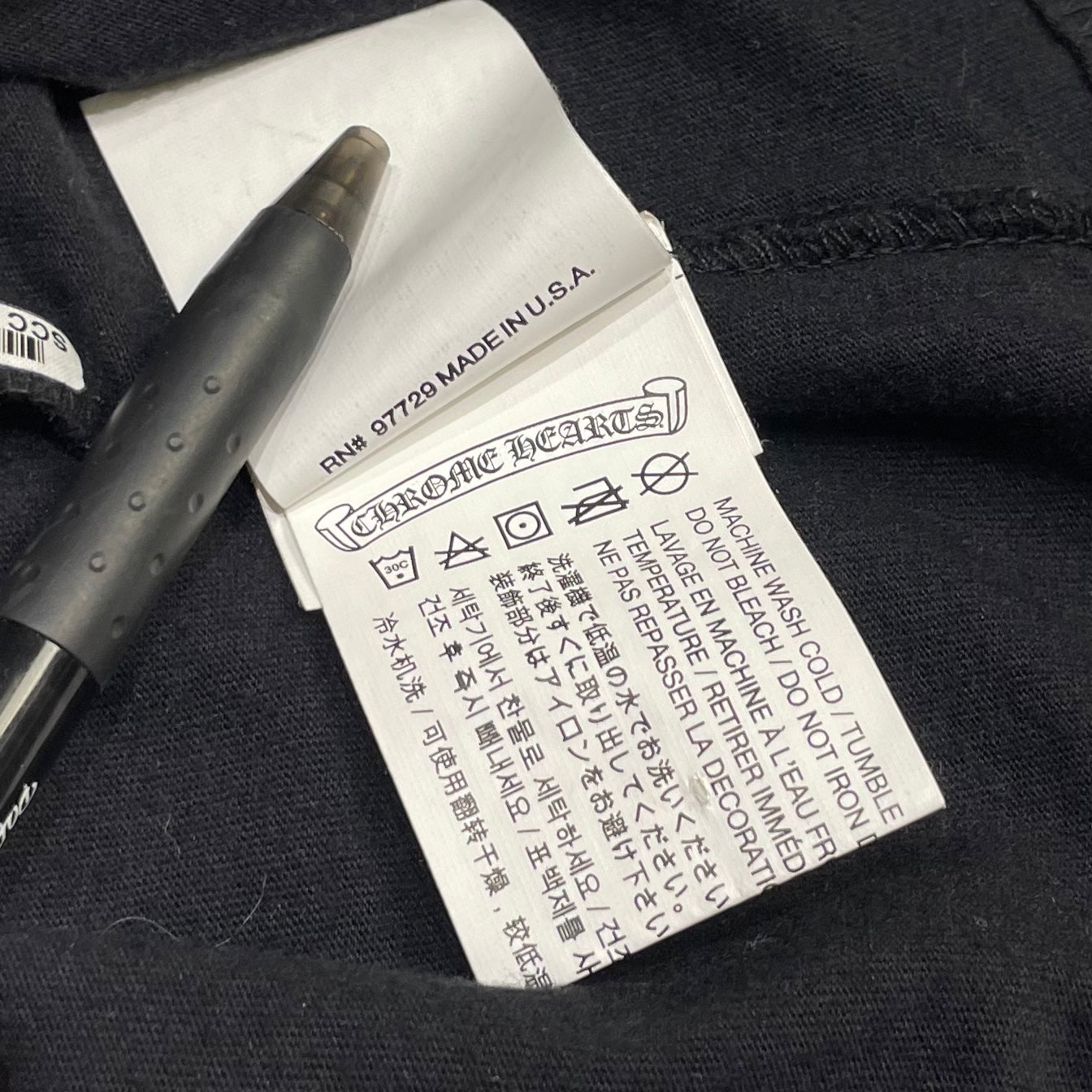 Chrome Hearts London Exclusive T-shirt Black
