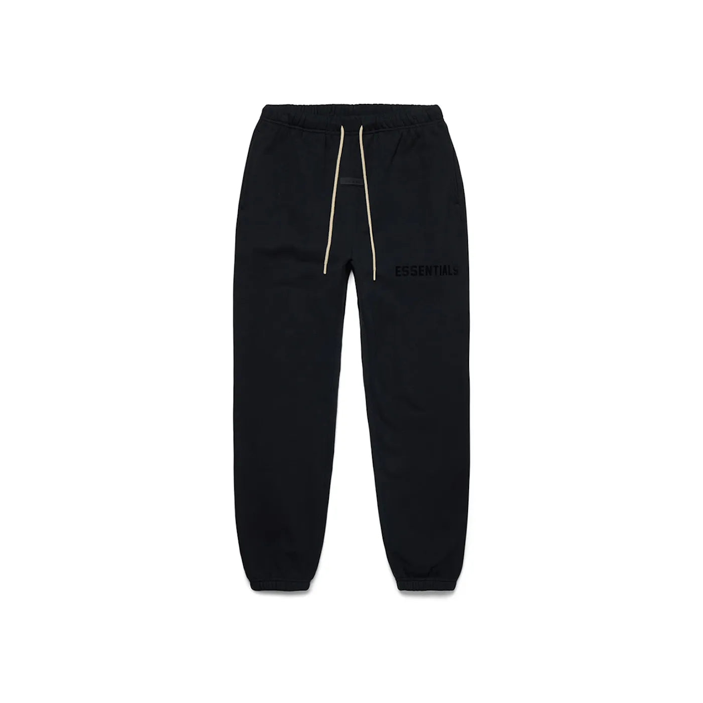 Fear of God Essentials Cream Drawstring Sweatpant Jet Black
