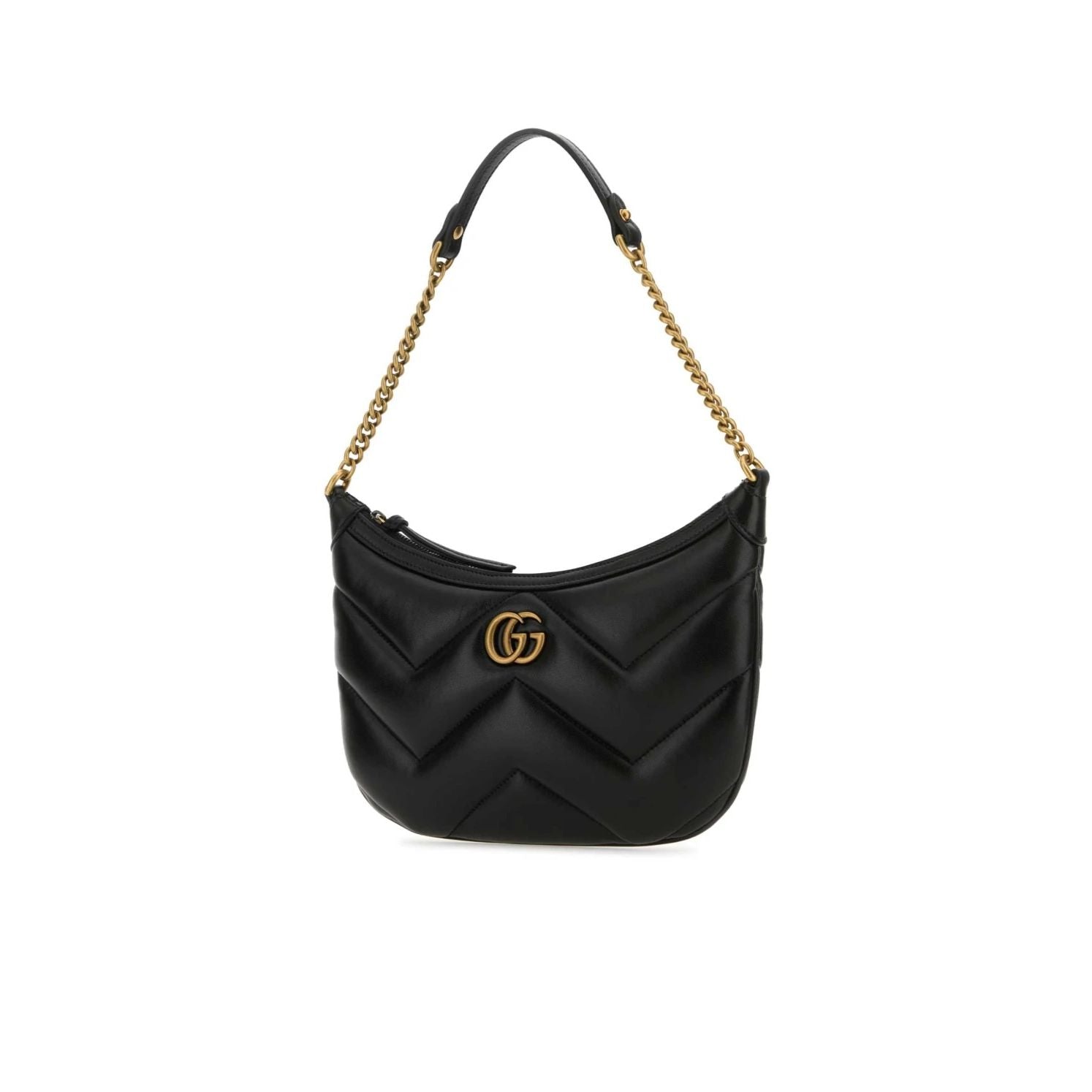 Gucci GG Marmont Small Quilted Shoulder Bag Black