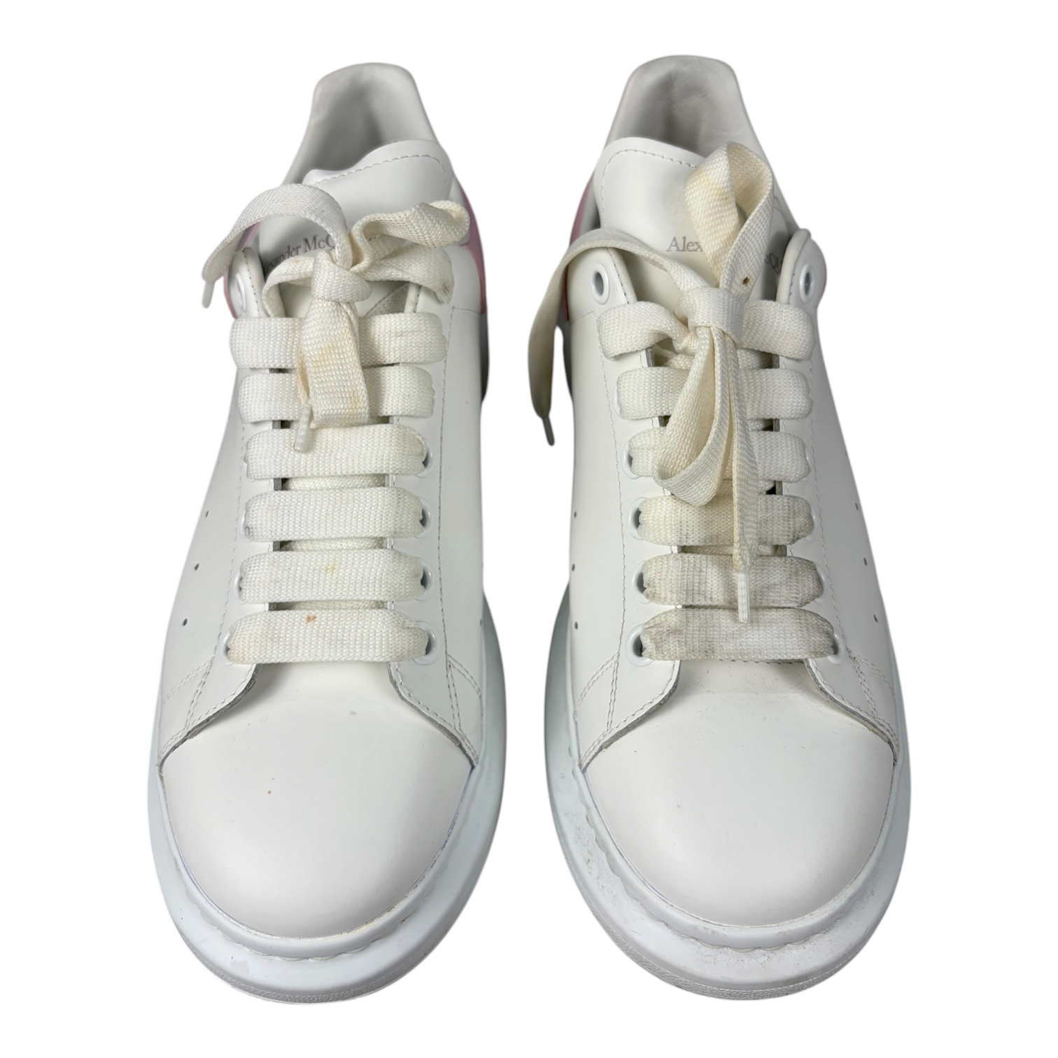 Alexander McQueen Oversized White Light Pink
