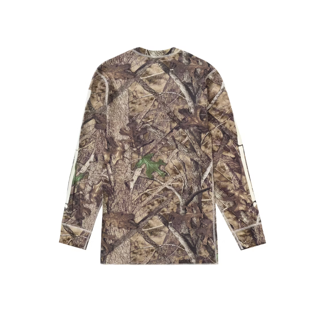 Supreme Hanes Bones Thermal Crew 1 Pack Woodland Camo