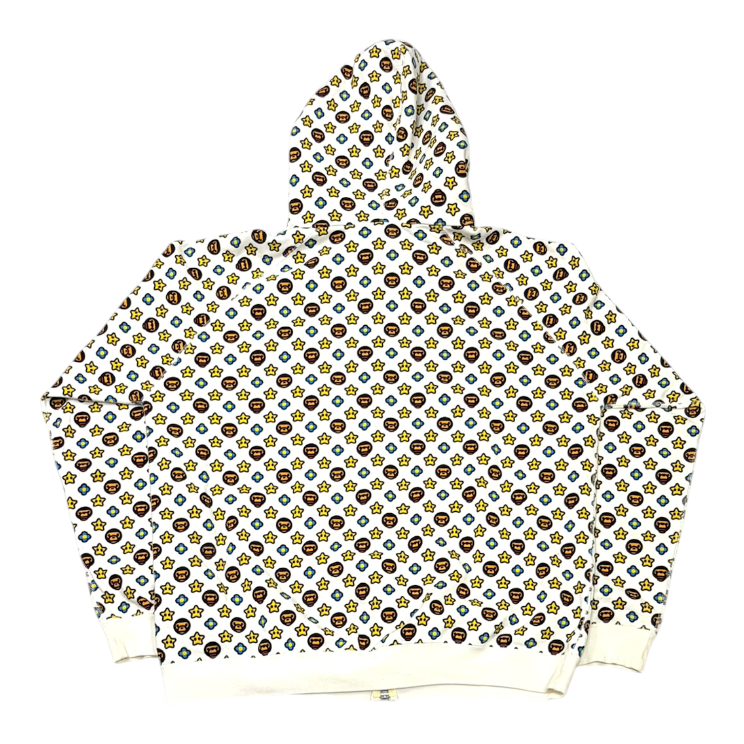BAPE Baby Milo White Monogram Full Zip