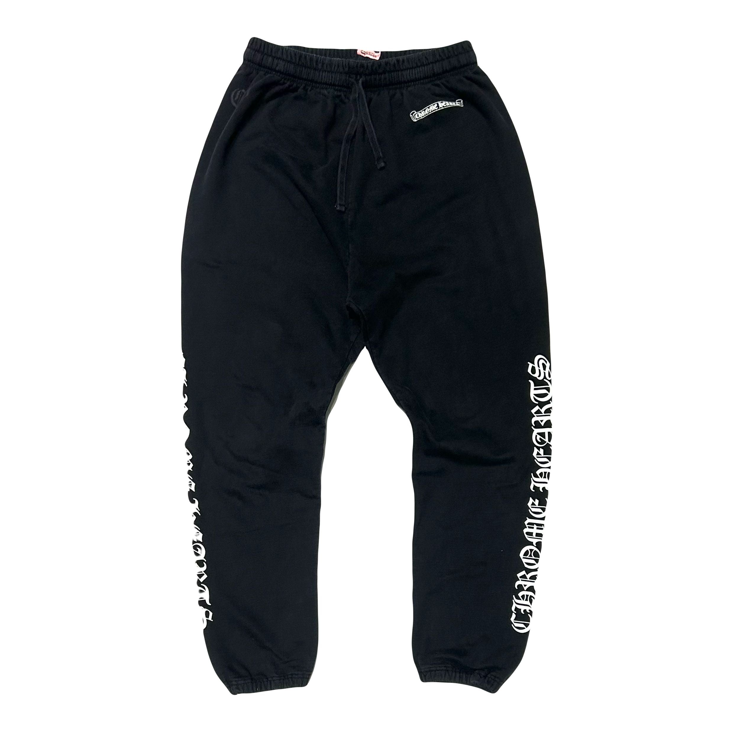 Chrome Hearts Logo Sweatpants Black