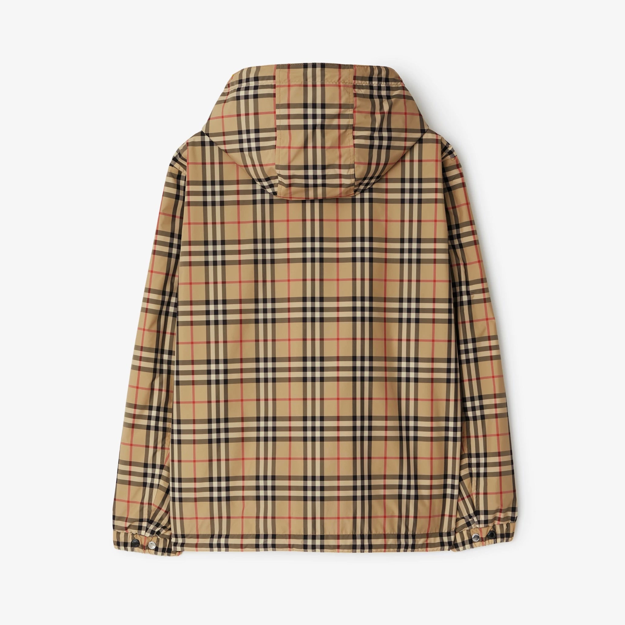Burberry Check Reversible Hooded Jacket