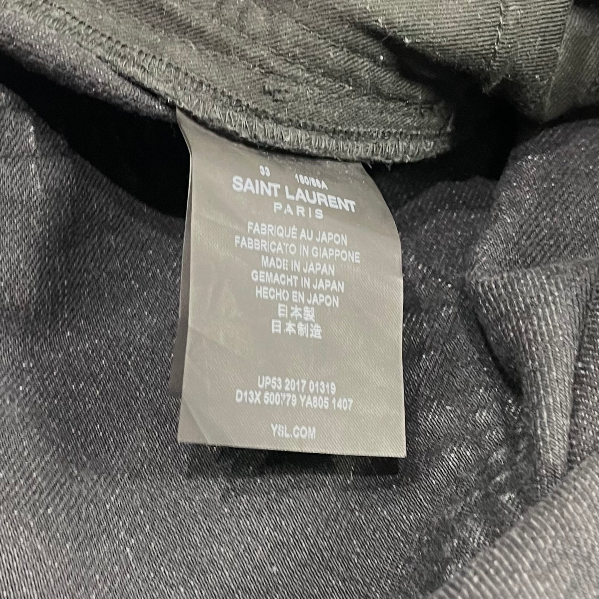 Saint Laurent M/SL-LW Jeans Black