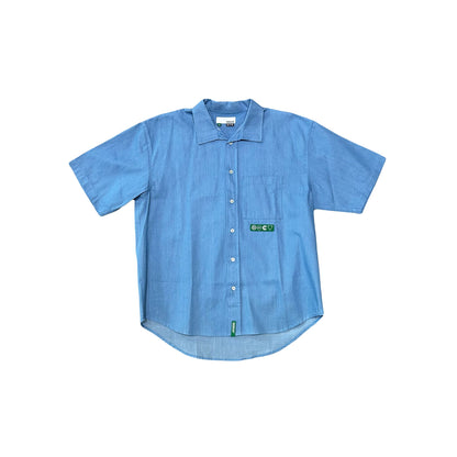 Hidden NY Denim Work Shirt Blue