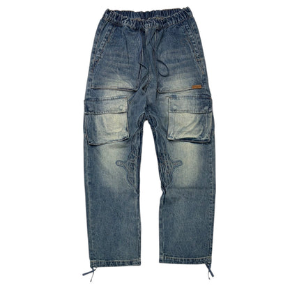 Billionaire Boys Club Denim Cargo Jeans Blue