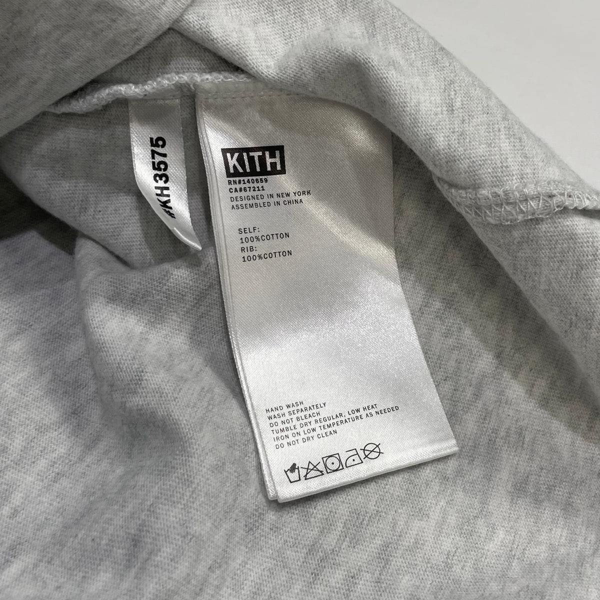 Kith LAX Tee (FW23) Light Heather Grey