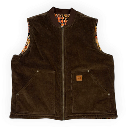 Golf Wang Tribute Reversible Vest Brown