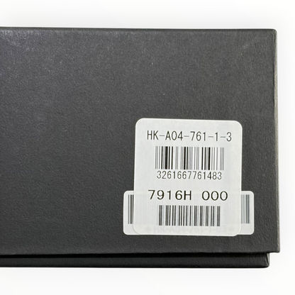 Yohji Yamamoto Scratch Horse Leather Zip Shoulder Pouch Black