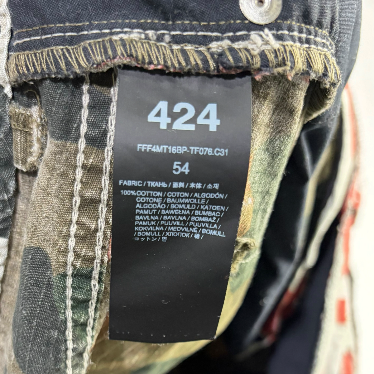 424 Camo Ripstop Pants