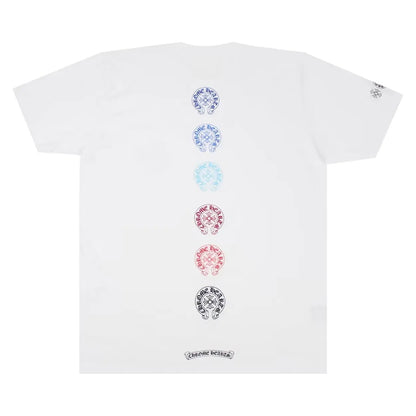 Chrome Hearts Multi Color Horse Shoe T-shirt White