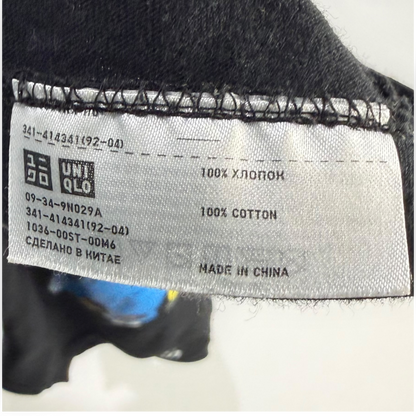 KAWS x Uniqlo x Sesame Street Group #2 Tee Black