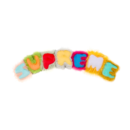 Supreme Faux Fur Pillow Multicolor