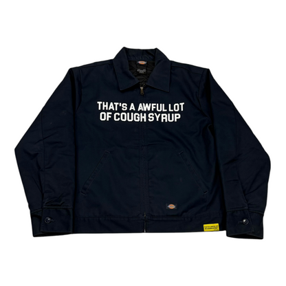 Awful Lot of Cough Syrup Dickies Jacket Navy