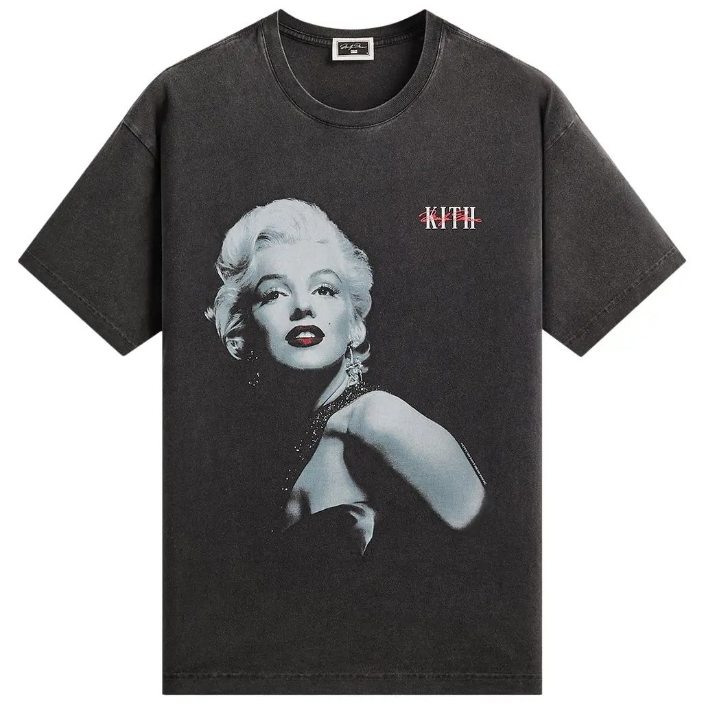 Kith for Marilyn Monroe Glamour Vintage Tee Black