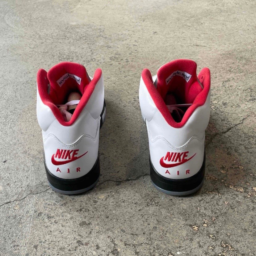 Jordan 5 Retro Fire Red Silver Tongue (2020)