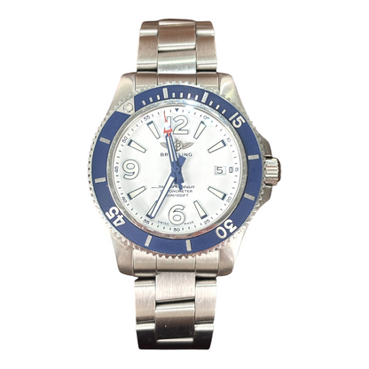 Breitling Superocean 42 White Dial Stainless Steel Men's Watch