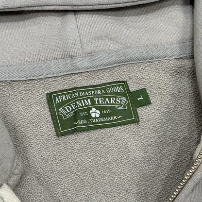 Denim Tears Denim University Zip Hoodie Grey