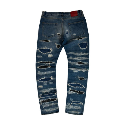 424 Destroyed Distressed Denim Jeans
