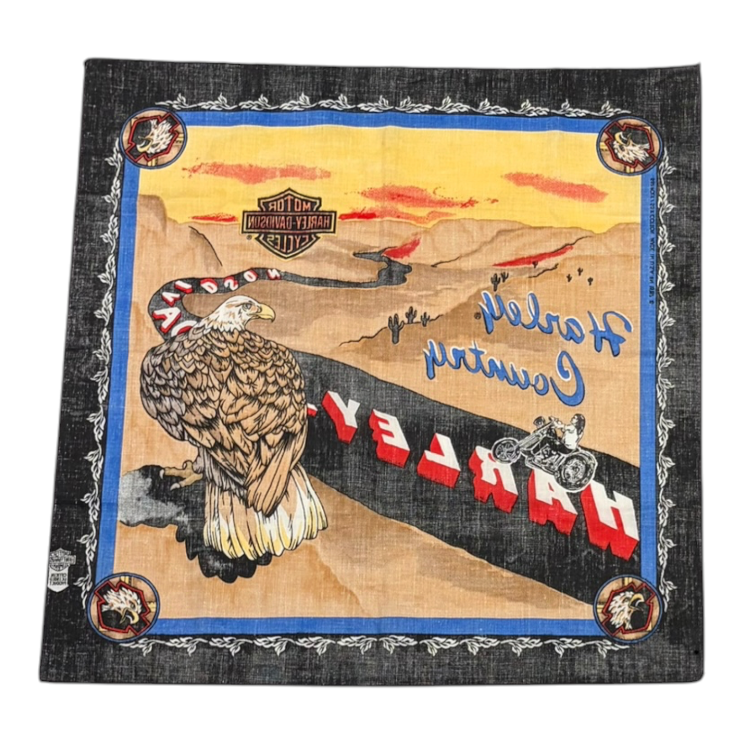 1980's Harley Davidson Harley Coutntry Bandana